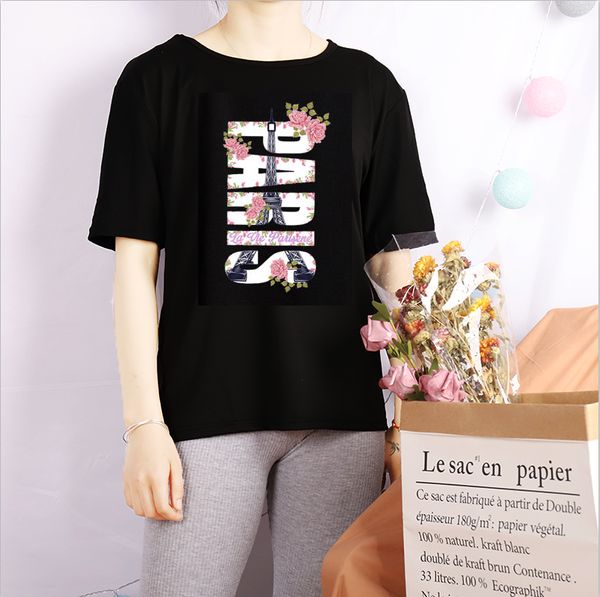 men & women t-shirts 20ss new fashion style paris print crew neck t-shirt casual women loose short sleeves tee white color size m-4xl, White;black
men & women t-shirts 20ss new fashion style paris print crew neck t-shirt casual women loose short sleeves tee white color size m-4xl, White;black
