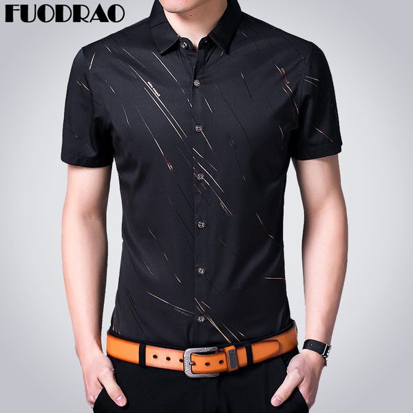 new summer short sleeve shirt men slim fit print camisa masculina turn-down collar casual shirts chemise homme e090, White;black
new summer short sleeve shirt men slim fit print camisa masculina turn-down collar casual shirts chemise homme e090, White;black
