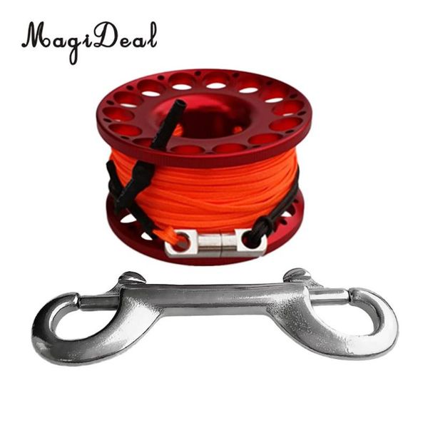 magideal red aluminum alloy scuba diving finger reel spool with 15/30m line bolt snap for snorkeling iving accessories
magideal red aluminum alloy scuba diving finger reel spool with 15/30m line bolt snap for snorkeling iving accessories