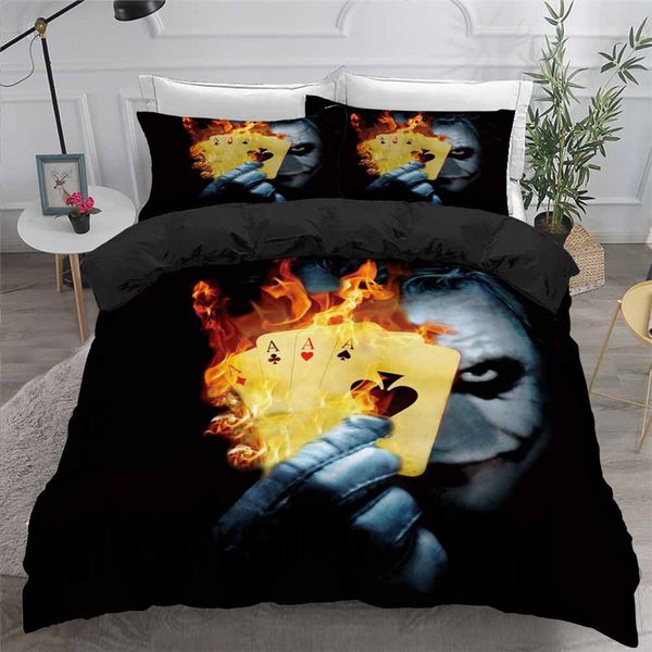 helengili 3d bedding set clown joker print duvet cover set bedcloth with pillowcase bed home textiles #jo01
helengili 3d bedding set clown joker print duvet cover set bedcloth with pillowcase bed home textiles #jo01