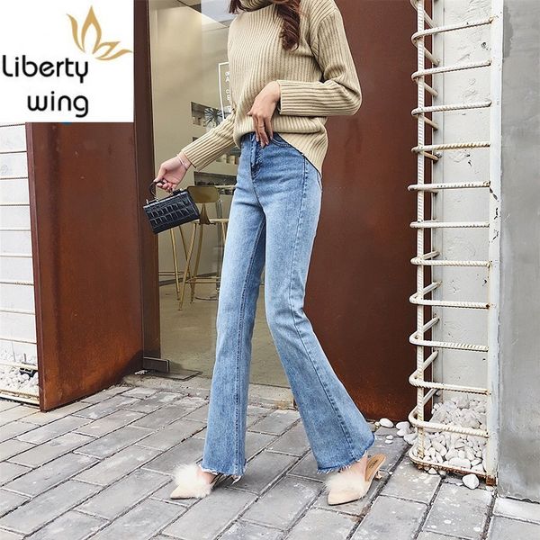 korean flare women new autumn winter denim pants full length ripped slim fit cotton jeans trousers fashion streetwear, Blue
korean flare women new autumn winter denim pants full length ripped slim fit cotton jeans trousers fashion streetwear, Blue