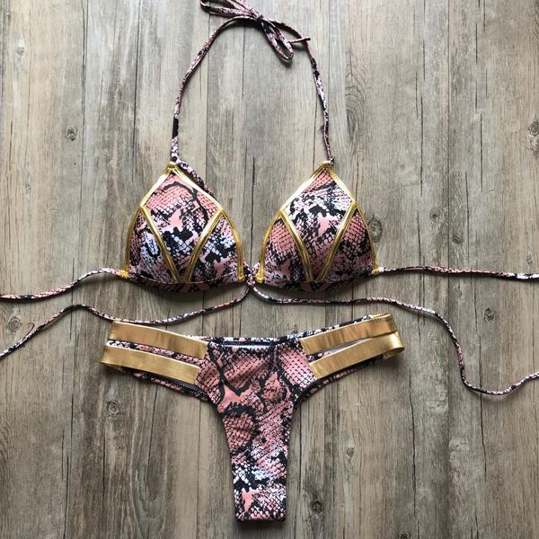 snake skin splice backless bandage swimwear bikini 2019 new swimsuit women swimwear bikini set push up swim suit women s32
snake skin splice backless bandage swimwear bikini 2019 new swimsuit women swimwear bikini set push up swim suit women s32