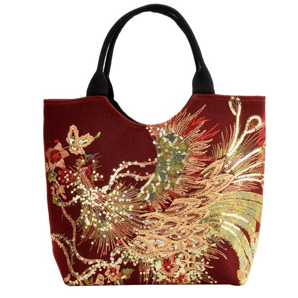 new national style embroidery bag canvas peacock embroidery female bag middle-aged shoulder portable diagonal
new national style embroidery bag canvas peacock embroidery female bag middle-aged shoulder portable diagonal
