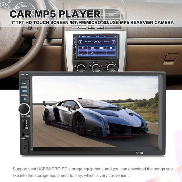 7018b 7" 2 din touch screen car mp5 player audio stereo fm radio bluetooth multimedia player with camera support tf
7018b 7" 2 din touch screen car mp5 player audio stereo fm radio bluetooth multimedia player with camera support tf