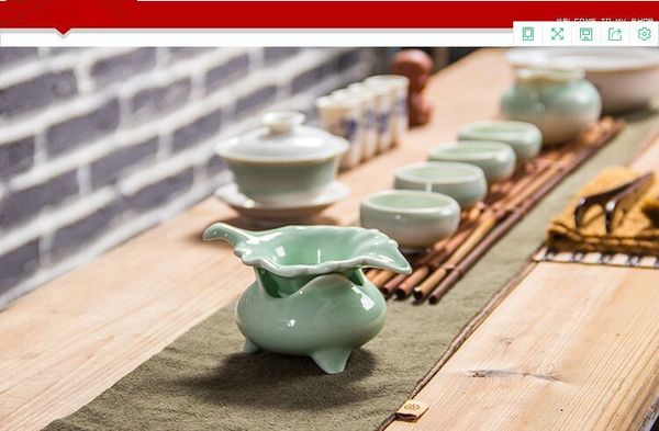 celadon ceramic tea leakage 2020 strainer tea filter separation tea service accessories blue green colour
celadon ceramic tea leakage 2020 strainer tea filter separation tea service accessories blue green colour