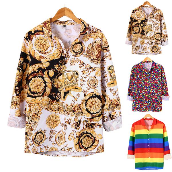 hawaiian shirt male men's autumn ethnic business leisure printing long-sleeved shirt blouse camisa masculina plus size, White;black
hawaiian shirt male men's autumn ethnic business leisure printing long-sleeved shirt blouse camisa masculina plus size, White;black