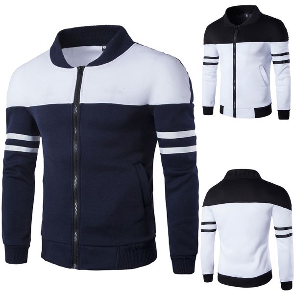 jaycosinn men's hoodies autumn winter zipper sportswear patchwork jacket long sleeve coat clothes streetwear chaqueta hombre 624, Black;brown
jaycosinn men's hoodies autumn winter zipper sportswear patchwork jacket long sleeve coat clothes streetwear chaqueta hombre 624, Black;brown