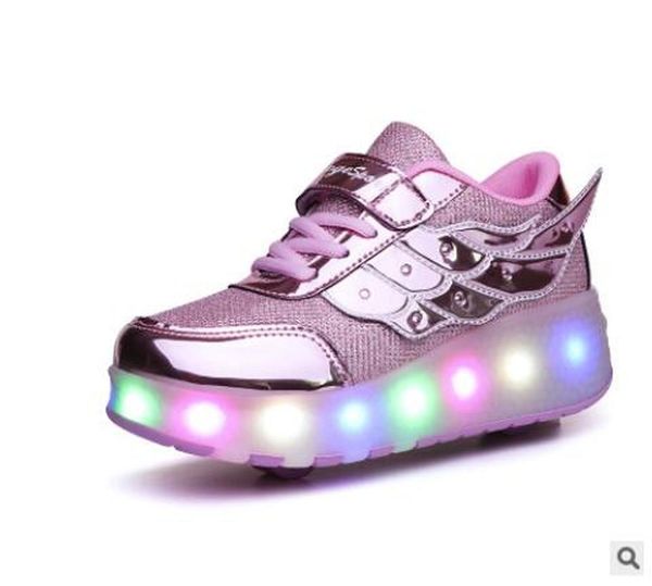 Heelys Fashion Boys USB Children Led Light Shoes Kids Sneakers with TWO Wheels Kids Roller Skate Glowing for Girls Roller Shoes
Heelys Fashion Boys USB Children Led Light Shoes Kids Sneakers with TWO Wheels Kids Roller Skate Glowing for Girls Roller Shoes