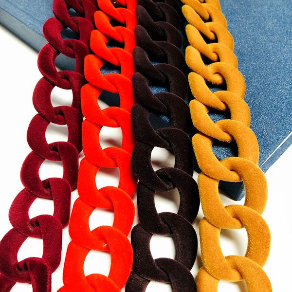 100cm diy acrylic velvet resin chain bag strap handbag plastic strap fashion colorful women bag accessories shoulder, Silver
100cm diy acrylic velvet resin chain bag strap handbag plastic strap fashion colorful women bag accessories shoulder, Silver