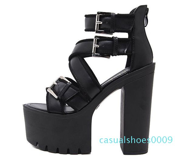 chic black serated sole thick platform thick high heel gladiator sandals 2018 size 34 to 39 c09
chic black serated sole thick platform thick high heel gladiator sandals 2018 size 34 to 39 c09