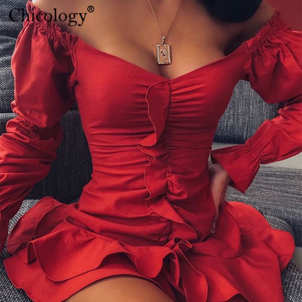 chicology ruff elegant lady long sleeve mini dress 2019 autumn winter women party club casual clothes, Black;gray
chicology ruff elegant lady long sleeve mini dress 2019 autumn winter women party club casual clothes, Black;gray