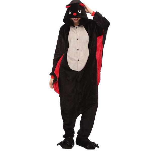 women black bat pajamas sets flannel cute animal pajamas kits women winter animal nightie pyjamas sleepwear homewear, Black;red
women black bat pajamas sets flannel cute animal pajamas kits women winter animal nightie pyjamas sleepwear homewear, Black;red