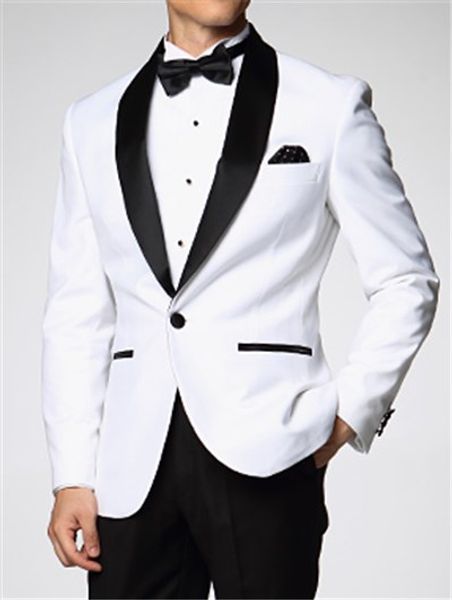 one button groomsmen shawl lapel groom tuxedos men suits wedding/prom man blazer ( jacket+pants+tie) a65, White;black
one button groomsmen shawl lapel groom tuxedos men suits wedding/prom man blazer ( jacket+pants+tie) a65, White;black