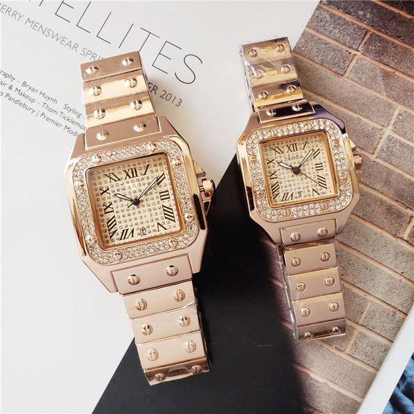men and women's fashion couple watch dial 39mm or 32mm mens casual quartz movement wristwatch luxury watch brand new calendar watch, Slivery;brown
men and women's fashion couple watch dial 39mm or 32mm mens casual quartz movement wristwatch luxury watch brand new calendar watch, Slivery;brown