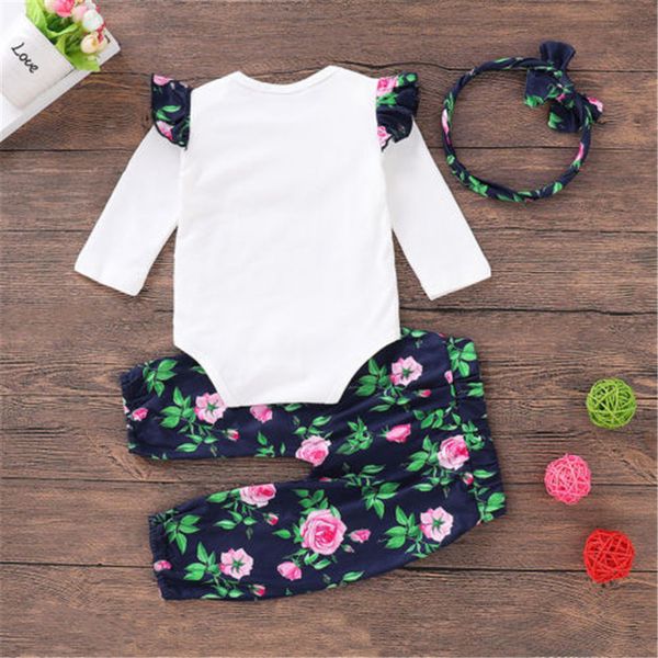 newborn baby girl clothes set bodysuit long sleeve casual floral pants girls clothing headband cotton outfit 3pcs, White
newborn baby girl clothes set bodysuit long sleeve casual floral pants girls clothing headband cotton outfit 3pcs, White