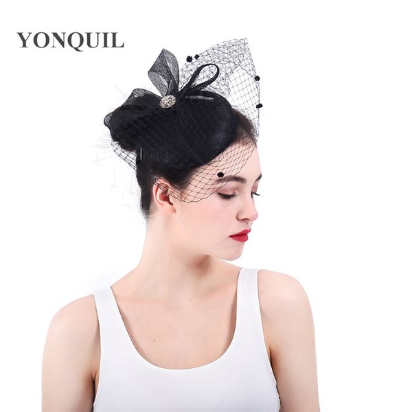 2018 new arrival bridal sinamay hair fascinators headbands wedding veils hats cover face headwear with bow headpiece party race
2018 new arrival bridal sinamay hair fascinators headbands wedding veils hats cover face headwear with bow headpiece party race
