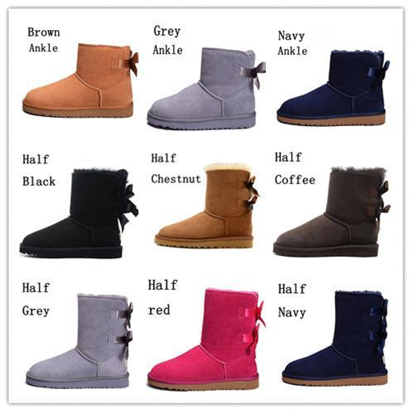 women winter snow boots australia classic short bow boots designer uggs ankle knee bow girl mini bailey boot bottes neige pour 9ccd#, Black;purple
women winter snow boots australia classic short bow boots designer uggs ankle knee bow girl mini bailey boot bottes neige pour 9ccd#, Black;purple