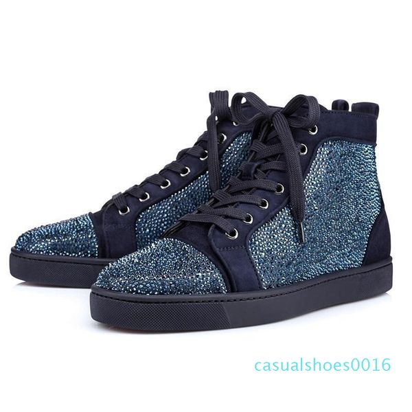 designer fashion luxury red bottom studded spikes flats shoes for mens women glitter party lovers genuine leather casual sneakers 36-47 c16, Black
designer fashion luxury red bottom studded spikes flats shoes for mens women glitter party lovers genuine leather casual sneakers 36-47 c16, Black