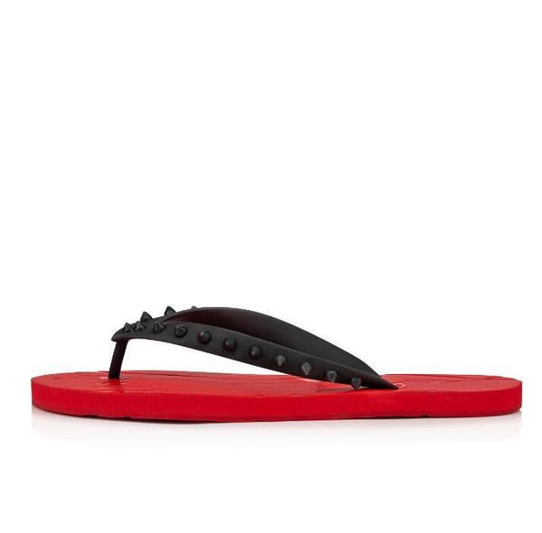 2020 new arrival mens and womens fashion causal designer sandals red bottom slipper studs designer leather flops shower room, Black
2020 new arrival mens and womens fashion causal designer sandals red bottom slipper studs designer leather flops shower room, Black