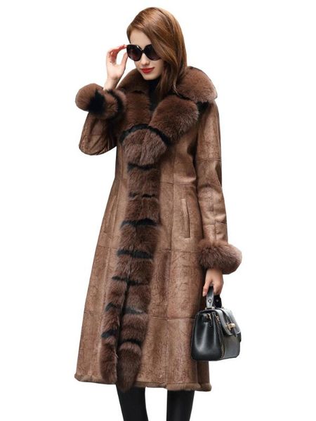 double faced real fur coat female luxury fur coats winter coat women collar real leather jacket my4244, Black
double faced real fur coat female luxury fur coats winter coat women collar real leather jacket my4244, Black