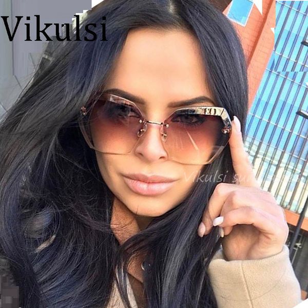 2020 transparent gradient sun glasses women sunglasses elegant optics rimless lunette femme lady oversized designer, White;black
2020 transparent gradient sun glasses women sunglasses elegant optics rimless lunette femme lady oversized designer, White;black