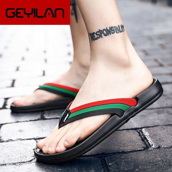 coslony 2019 new summer men slippers handmade slip-on flip flops comfortable breathable beach sandals classic casual flats shoes, Black
coslony 2019 new summer men slippers handmade slip-on flip flops comfortable breathable beach sandals classic casual flats shoes, Black