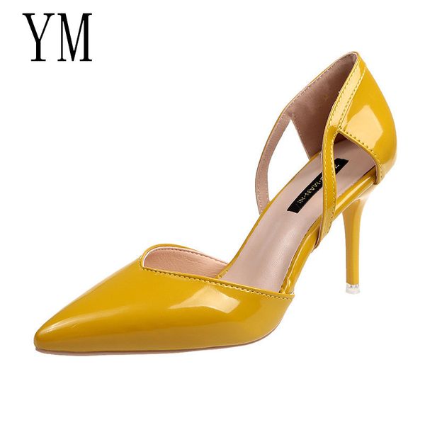 2019 women block high heels bridal scarpin pumps ladies pointed toe yellow khaki plaza heels female shoes zapatos mujer leisure, Black
2019 women block high heels bridal scarpin pumps ladies pointed toe yellow khaki plaza heels female shoes zapatos mujer leisure, Black