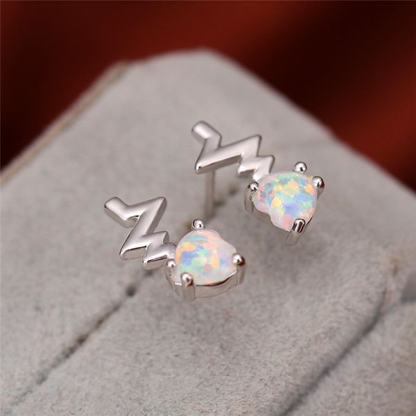 cute female blue heart opal earrings simple 925 silver color stud earrings for women small wedding earring, Golden;silver
cute female blue heart opal earrings simple 925 silver color stud earrings for women small wedding earring, Golden;silver