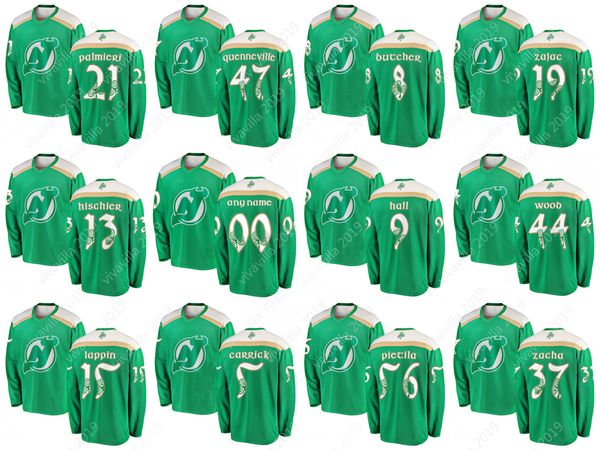 New Jersey Devils 13 Nico Hischier Taylor Hall Miles Wood Blake Pietila Nathan Bastian Nick Lappin Green Stitched Hockey Jerseys S-XXXL
New Jersey Devils 13 Nico Hischier Taylor Hall Miles Wood Blake Pietila Nathan Bastian Nick Lappin Green Stitched Hockey Jerseys S-XXXL