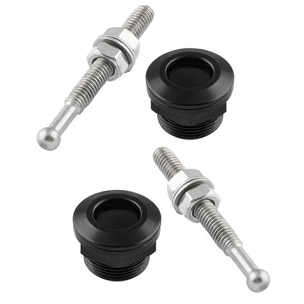 2 pack quick latch hood pins - 0.87''/ 22mm'' diameter aluminum mini quick release latch - black
2 pack quick latch hood pins - 0.87''/ 22mm'' diameter aluminum mini quick release latch - black