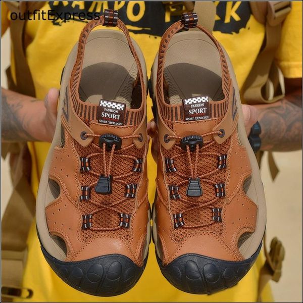 size 38-46 classic men sandals summer soft sandals comfortable leather breathable mesh soft outdoor men roman
size 38-46 classic men sandals summer soft sandals comfortable leather breathable mesh soft outdoor men roman