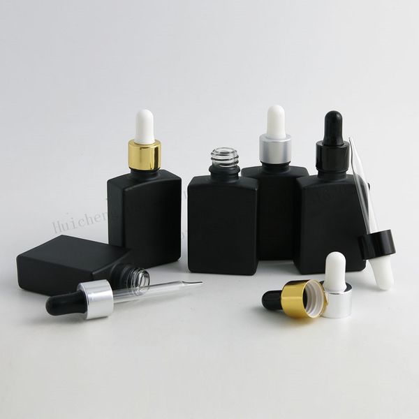 200 x 30ml empty frost black square flat glass bottles with aluminum dropper 1oz glass dropper container for essential oil
200 x 30ml empty frost black square flat glass bottles with aluminum dropper 1oz glass dropper container for essential oil