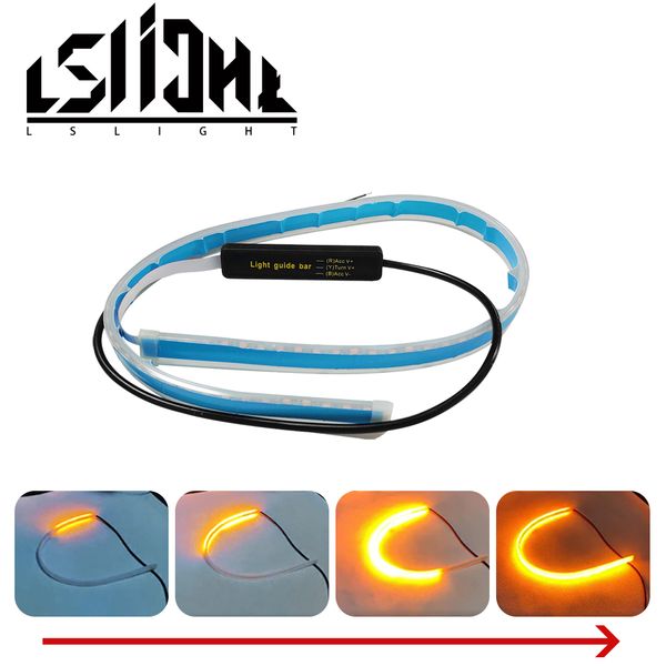 lslight ultrafine car drl led daytime running lights brake turn signal lamp blue white yellow guide strip for headlight assembly
lslight ultrafine car drl led daytime running lights brake turn signal lamp blue white yellow guide strip for headlight assembly