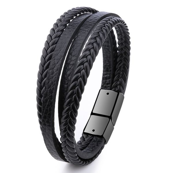 2019 new design multi-layers handmade braided genuine leather bracelet & bangle for men stainless steel fashion bangles gifts, Golden;silver
2019 new design multi-layers handmade braided genuine leather bracelet & bangle for men stainless steel fashion bangles gifts, Golden;silver