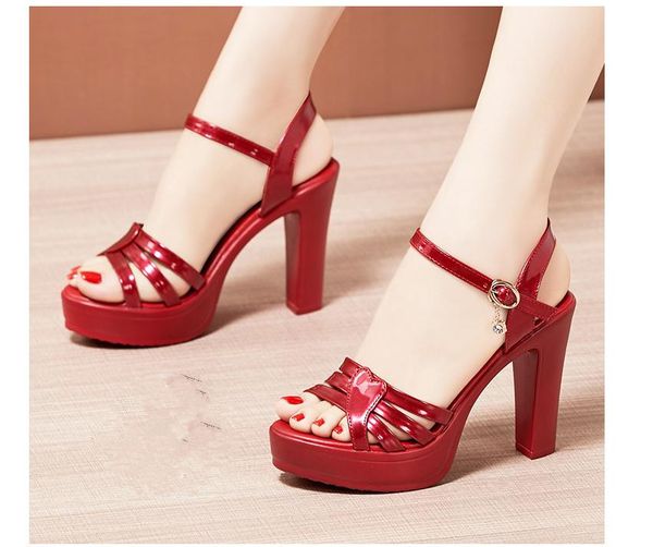 2020 women's sandals in summer with new style fashion high heel coarse heel waterproof table sandals heel 8cm,10cm @mqwbh695, Black
2020 women's sandals in summer with new style fashion high heel coarse heel waterproof table sandals heel 8cm,10cm @mqwbh695, Black