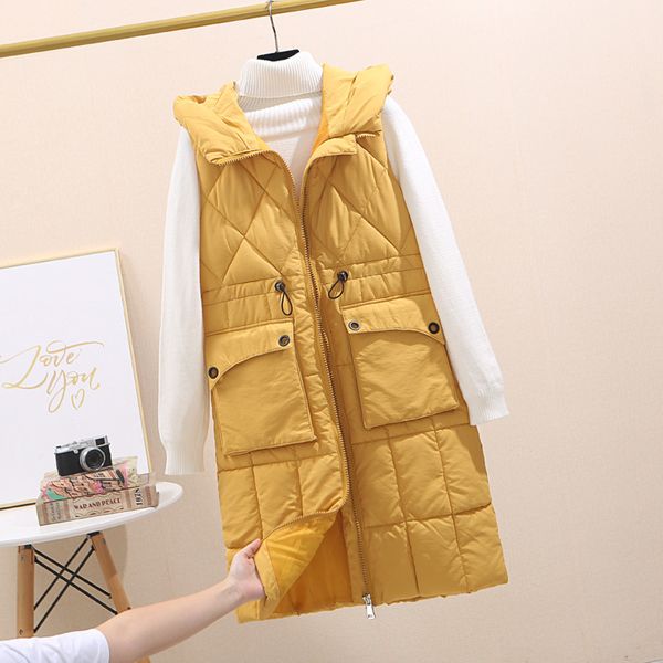 autumn winter vest women waistcoat 2019 new female sleeveless vest jacket hooded warm long thicken warm cotton coat outwear, Black;white
autumn winter vest women waistcoat 2019 new female sleeveless vest jacket hooded warm long thicken warm cotton coat outwear, Black;white