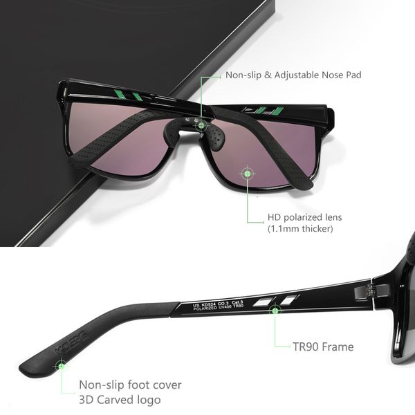 kdeam tr90 material polarized sunglasses men sports rectangle frame sun glasses driving female oculos de sol xl size kd524 y200619, White;black
kdeam tr90 material polarized sunglasses men sports rectangle frame sun glasses driving female oculos de sol xl size kd524 y200619, White;black