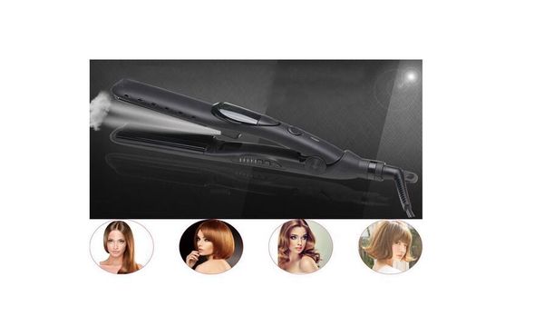 professional steam hair straightener 2 in 1 hair curler fast vapor straightening flat iron salon curling iron styling tools
professional steam hair straightener 2 in 1 hair curler fast vapor straightening flat iron salon curling iron styling tools