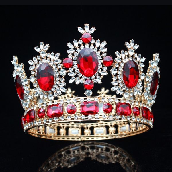 ювелирные золото красный люкс королева король tiara корона невесты pageant головной убор женщин выпускного вечера диадема для волос украшени, Golden;white
ювелирные золото красный люкс королева король tiara корона невесты pageant головной убор женщин выпускного вечера диадема для волос украшени, Golden;white