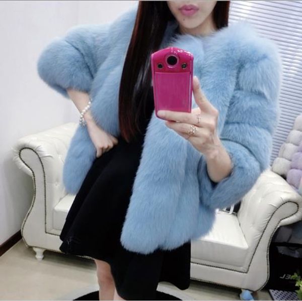 2019 2019 winter women's faux fur jacket artificial fur overcoat furry coat femme plus size mink fake outwear z394, Black
2019 2019 winter women's faux fur jacket artificial fur overcoat furry coat femme plus size mink fake outwear z394, Black