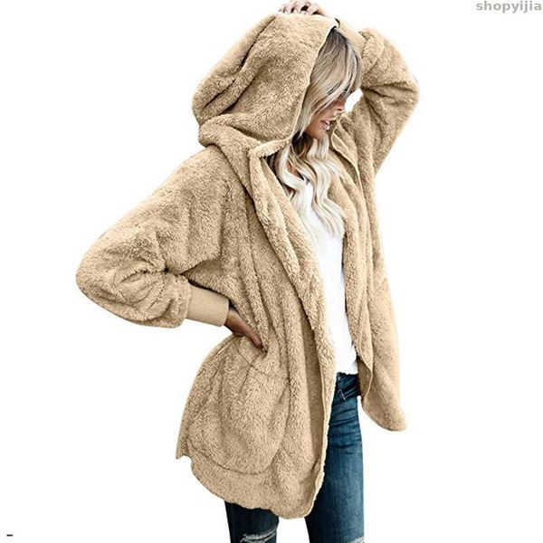 women's knits & tees oversized long cardigan sweater winter fleece hooded teddy fluffy warm, White
women's knits & tees oversized long cardigan sweater winter fleece hooded teddy fluffy warm, White