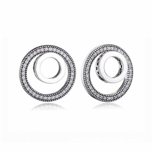 authentic 925 sterling silver forever signature earring studs for european women pan earrings diy jewelry, Golden;silver
authentic 925 sterling silver forever signature earring studs for european women pan earrings diy jewelry, Golden;silver