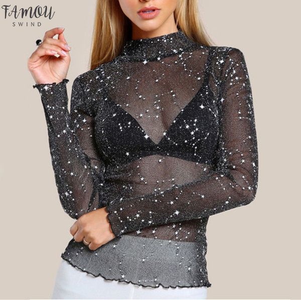 summer women ladies new slim blouse ladies long sleeve turtlenck mesh see through elegant pullover blouses, White
summer women ladies new slim blouse ladies long sleeve turtlenck mesh see through elegant pullover blouses, White