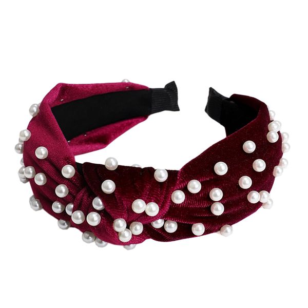 faux pearls knotted wide hair hoop pretty velvet hairband headband for women girls head styling tools, 4 colors to choose
faux pearls knotted wide hair hoop pretty velvet hairband headband for women girls head styling tools, 4 colors to choose
