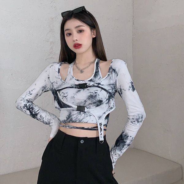 nana fashion womens clothing store 2020 early autumn new slim strap design sense short t-shirt vest two-piece suit fashion, White
nana fashion womens clothing store 2020 early autumn new slim strap design sense short t-shirt vest two-piece suit fashion, White