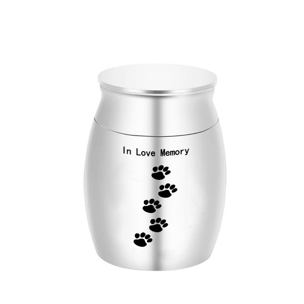 30 x 40mm pets dog cat birds cremation ashes urn aluminum alloy urns keepsake casket columbarium mini storage tank pets memorials, Silver
30 x 40mm pets dog cat birds cremation ashes urn aluminum alloy urns keepsake casket columbarium mini storage tank pets memorials, Silver