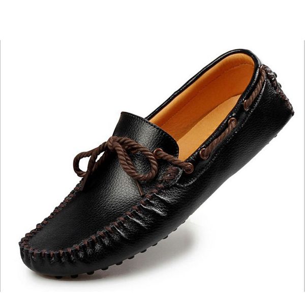cow leather men genuine leather loafers soft casual cowhide driving shoes comfortable slip-on moccasins fashion loafers, Black
cow leather men genuine leather loafers soft casual cowhide driving shoes comfortable slip-on moccasins fashion loafers, Black