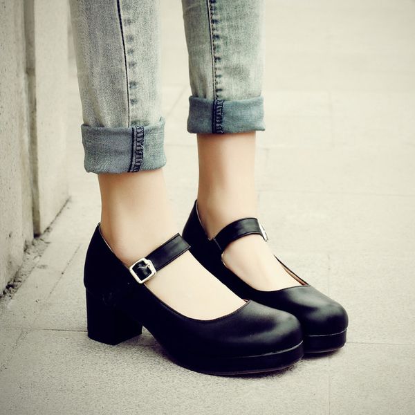 2017 new ladies sweet black candy color womens mary janes pumps low heel lolita red bottom heels for women princess shoes
2017 new ladies sweet black candy color womens mary janes pumps low heel lolita red bottom heels for women princess shoes