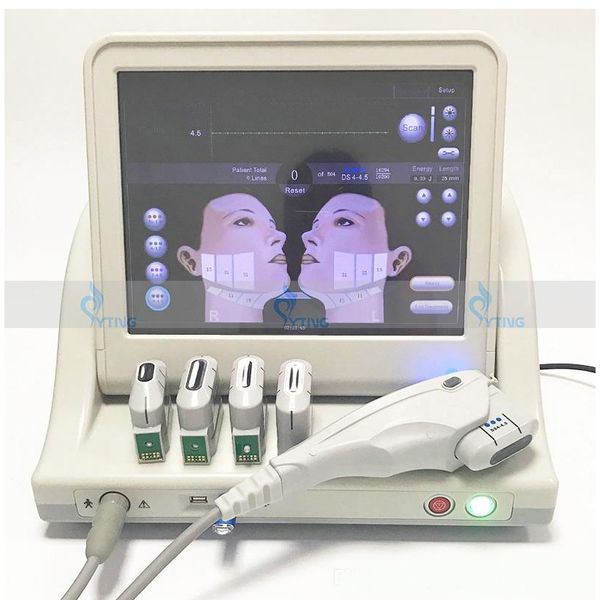 Image of 10000 Shots HIFU Face Lifting Skin Tightening Wrinkle Removal HIFU Therapy High Intensity Focused Ultrasound Portable HIFU Machine