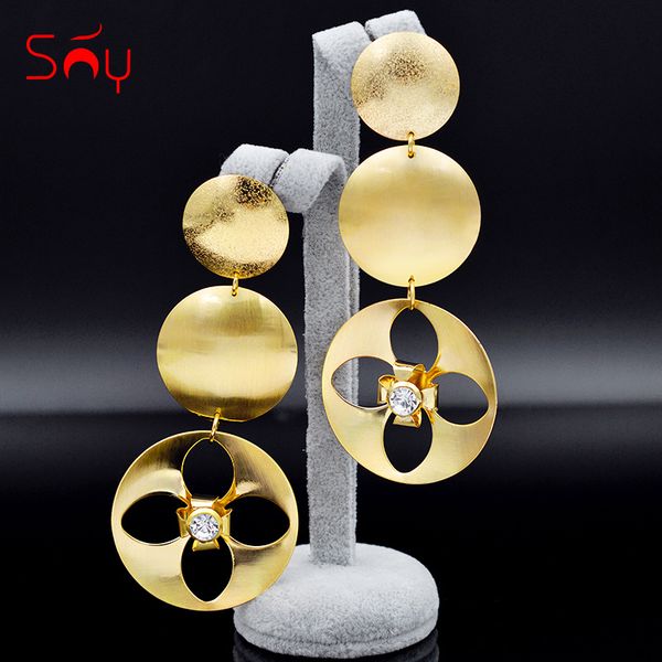 sunny jewelry long drop dangle earrings for women cubic zirconia earrings for party wedding gifts round flower earrings findings, Silver
sunny jewelry long drop dangle earrings for women cubic zirconia earrings for party wedding gifts round flower earrings findings, Silver